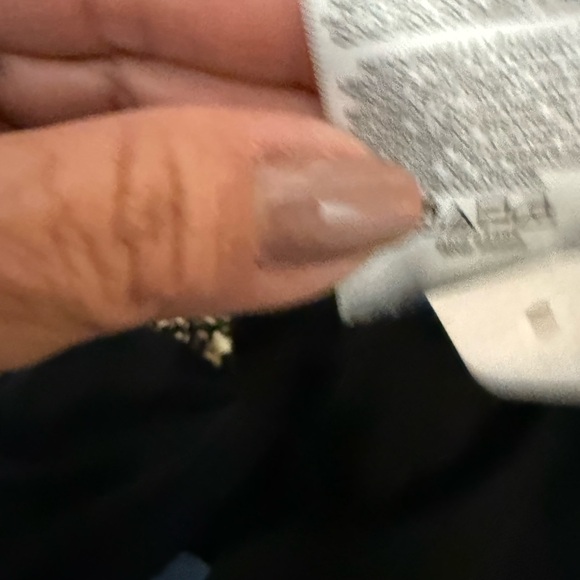 Express Black Sequin Graphic Short Sleeve Tee with Gold Accent Size Small - Picture 6 of 7